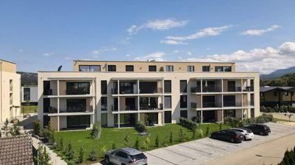 Appartement 4.5p neuf - Grand balcon 1/3