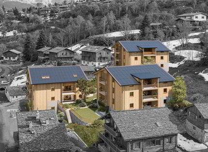 4.5-Zimmer-Dachwohnung zur Miete (Erstbezug): Neubau in Bürchen 1/5