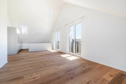 Wohnen mit Weitsicht - attraktive 2.5-Zimmer Neubau Wohnung mit Dachterrasse 1/5
