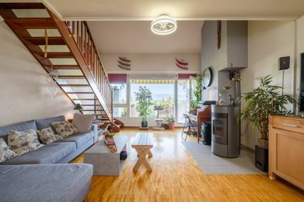 Bel appartement en attique - duplex - vue dégagée 1/5