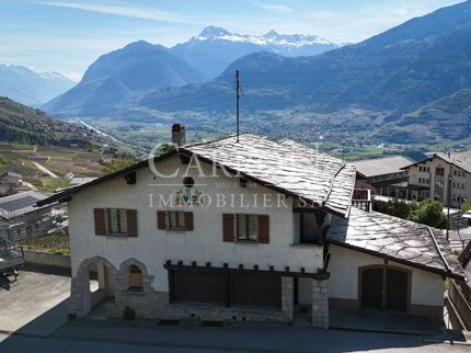 Bâtiment mixte avec fort potentiel de transformation à Flanthey 1/5