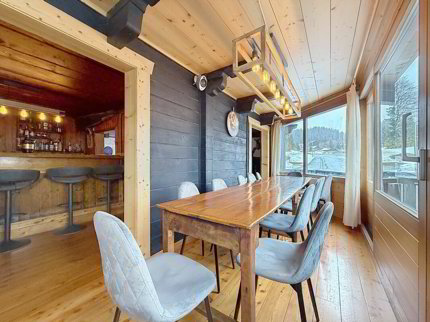 Auberge de 16 chambres avec bar à louer sur Morgins 1/5