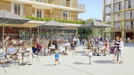 OPPORTUNITÉ - Arcade neuve de 75 m2 à louer dans le quartier Cour de Gare 1/3