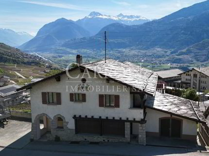 Bâtiment mixte avec fort potentiel de transformation à Flanthey 1/5