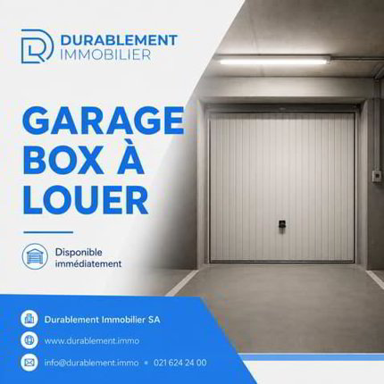 Garage box proche de Malley (Lausanne) 1/1