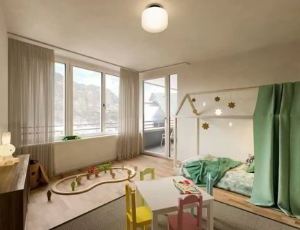 5,5-Zimmer-Wohnung zu vermieten im Herzen von Visp 1/5