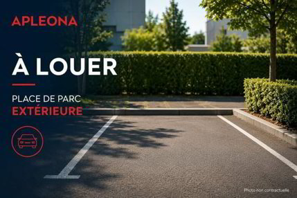 Place de parc extérieure à louer à Crissier ! 1/1