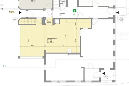 Local commercial en location à Grosshöchstetten - 215 m² 1/3