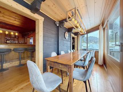 Auberge de 16 chambres avec bar à louer sur Morgins 1/5
