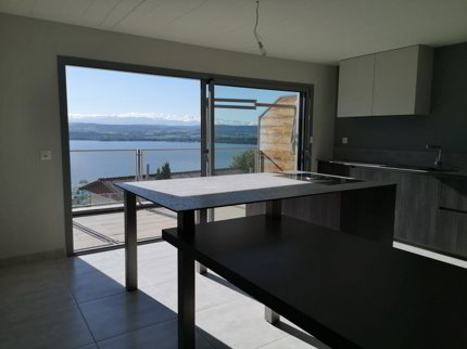 Duplex d'exception avec vue splendide sur le lac de Morat et les Alpes 1/5