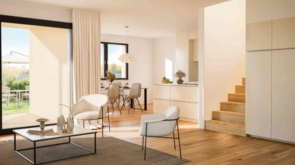 Neubau: 4.5-Zimmer-Maisonette-Gartenwohnung - The Letten 1/5