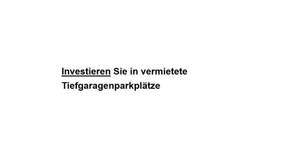 Investieren Sie in 1 oder 2 vermietete Tiefgaragenparkplätze in Cazis 1/1