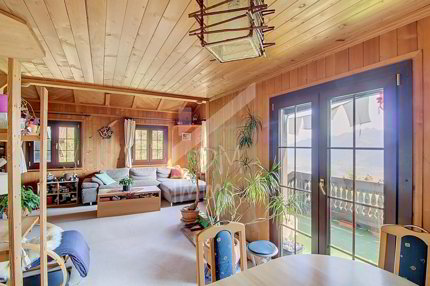 Chalet en madriers, vue lac Léman et montagnes - Vente aux étrangers OK 1/5