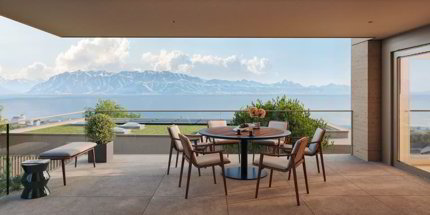 LUTRY - Adresse d'exception : 4,5 pièces surplombant le Léman 1/5