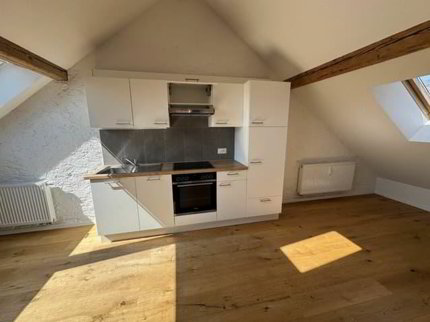 Sonnige Dachwohnung mit Sichtbalken und besonderem Charme 1/5
