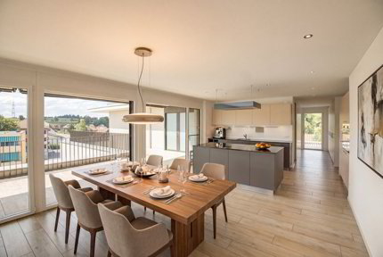 148 M² ATTIKABIJOU MIT 137 M² TERRASSE UND AUSSENSAUNA 1/5