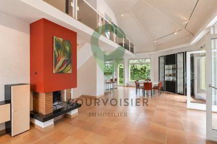 Villa contemporaine avec 2 logements, jardin et piscine à Rolle 1/5