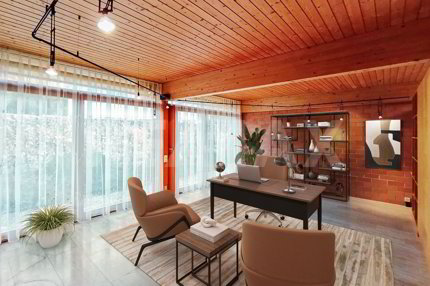 5 Kilometer von Aarau - Bungalowhaus mit 1'400 m² Gartenfläche 1/5