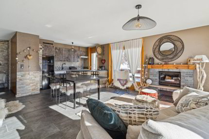 Appartement meublé lumineux avec vue panoramique à Crans-Montana 1/5