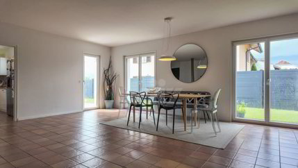 Superbe maison mitoyenne avec jardin 1/5