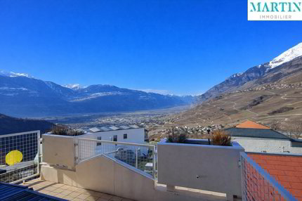 A VENDRE - Savièse (Chandolin) : Attique 4.5 pces avec vue panoramique 1/5