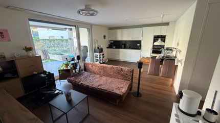 Moderne 2.5-Zimmer-Gartenwohnung im Erdgeschoss zu vermieten 1/5