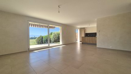 Bel appartement de 3.5 pièces au rez avec jardin à Gingins 1/5