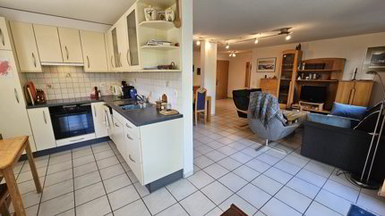 À louer à 2 minutes de Delémont appartement 2.5 pcesau rez-de-jardin 1/5