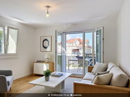 Bel appartements de 3.5 pièces avec balcon et jardin 1/5