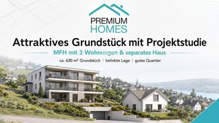 Attraktives Grundstück mit Projektstudie für MFH + EFH 1/1