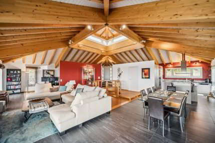 Villa d'architecte contemporaine, volumes spectaculaires, au pied du S 1/5