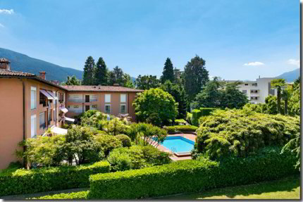 Moderne 2 1/2 Zimmer-Ferienwohnung mit grossem Pool an attraktiver Lage in Ascona 1/5