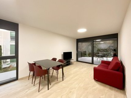 Appartement de 2.5 pièces en location à Sorengo - 55 m² 1/5