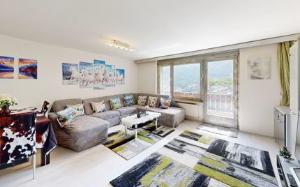 Helle 4.5 Zimmerwohnung mit schöne Blick auf das Dorf 1/5