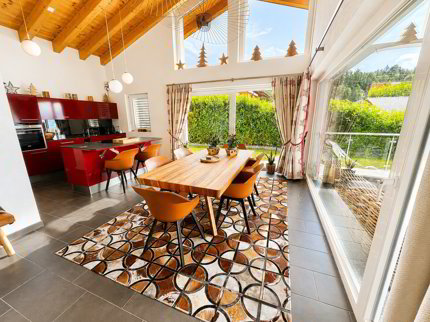 À louer à la semaine : Sublime maison contemporaine de 3.5 pièces à Lens 1/5