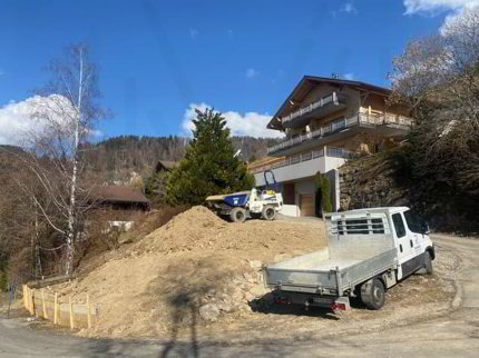 Terrain avec permis en force pour une villa/chalet individuel 1/5