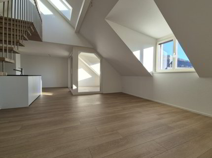 neuwertige 4.5-Zimmer-Maisonette-Wohnung mit Loggia an zentraler Lage in Mels 1/5