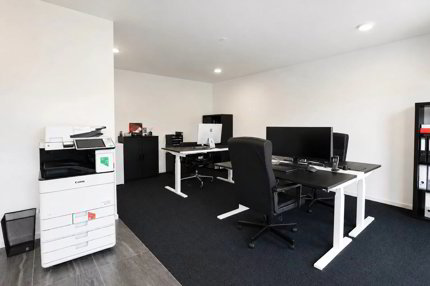 Bureau de 1.5 pièces en location à District de l'Ouest lausannois, Saint-Su - 44 m² 1/5