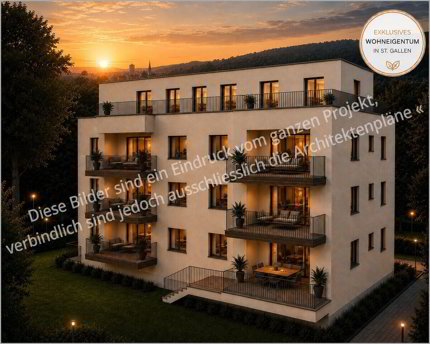 Attique de 3 pièces en vente à St. Gallen - 98 m² 1/5