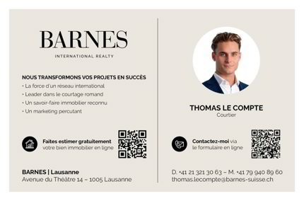 Attique en duplex de 5,5 pièces aux portes de Lausanne 1/1