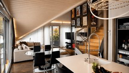 Superbe duplex en attique au coeur de Mies 1/5