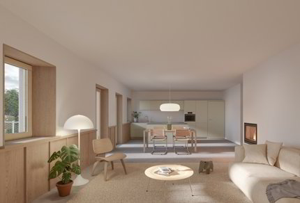 In renovierten Bauernhof neu 4,5 pcs Wohnung 1/3