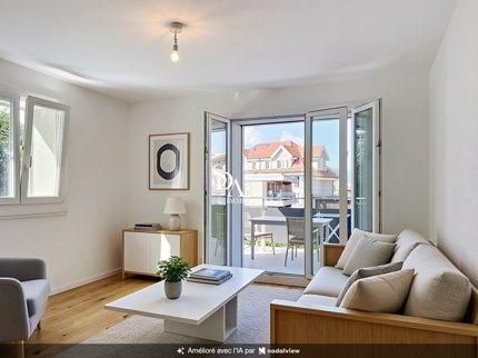 Bel appartements de 3.5 pièces avec balcon et jardin 1/5
