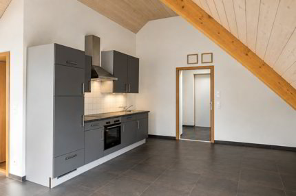 Moderne Dachwohnung auf dem Land 1/3