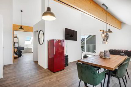 Bright Office with South-Facing Balcony and Lake Views 1/5