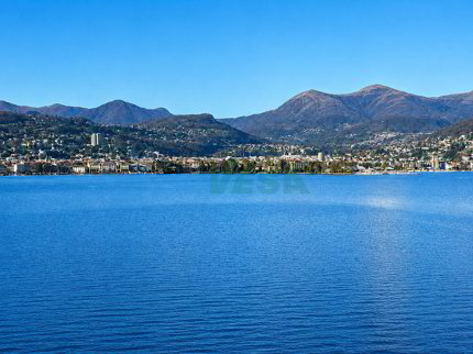 Sehr schönes Grundstück mit wunderbarer Sicht auf die Bucht von Lugano 1/5