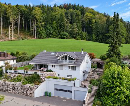 WOHNEN ÜBER DEN DINGEN – grosszügiges Anwesen mit Pool in Madetswil (Russikon) 1/5