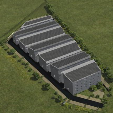 Halle industrielle en location à Avenches - 900 m² 1/3