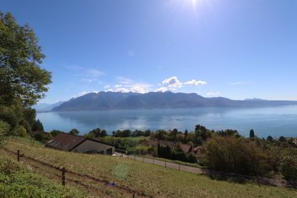 IMMEUBLE DE 4 APPARTEMENTS A RENOVER AVEC VUE PANORAMIQUE EXCEPTIONNELLE SUR LE LAC LEMAN ET LES ALPES 1/5
