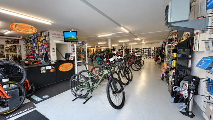 Surface commerciale + administrative d'environ 414m² sise sur 2 niveaux 1/5